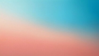 Obraz premium Serene pastel sky: Blue to coral