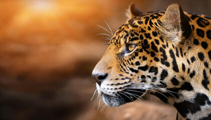 Obraz premium Close-Up of a Jaguar