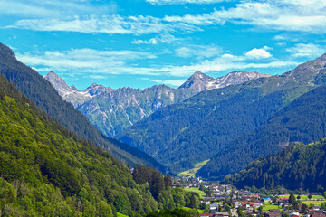 Fototapeta premium Gortipohl / St. Gallenkirch im Montafon (Vorarlberg)