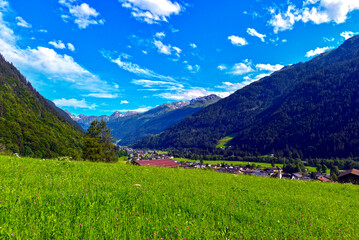 Fototapeta premium Gortipohl / St. Gallenkirch im Montafon (Vorarlberg)
