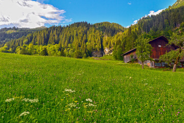 Fototapeta premium Gortipohl / St. Gallenkirch im Montafon (Vorarlberg)
