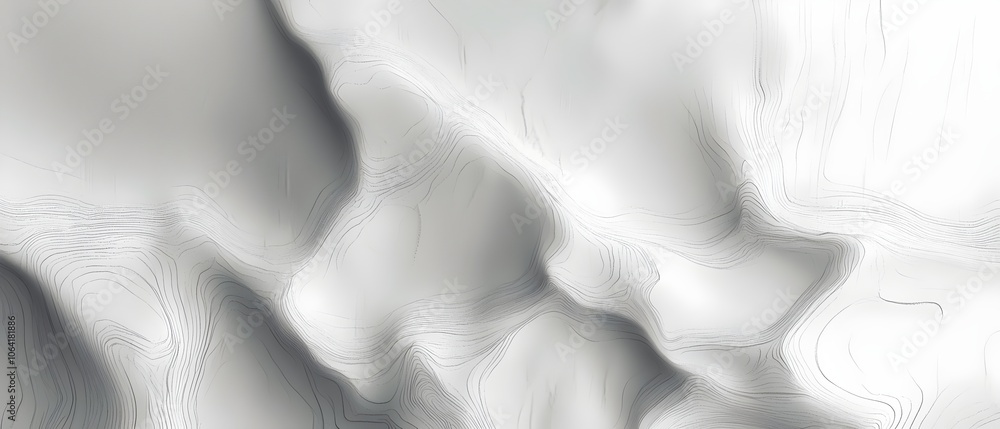 Poster an abstract grayscale texture featuring soft, flowing lines that create a sense of depth and movemen