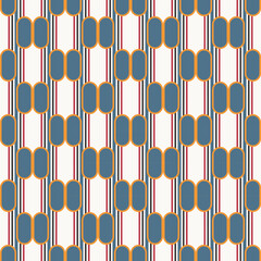 Abstrakcyjny geometryczny wzór. Bezszwowe wektorowe tło. Kolorowa tekstura. © Monika