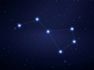 Volans constellation in night sky © ad_hominem
