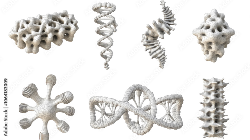 Poster understanding the intricate structure of dna and genome formations generative ai