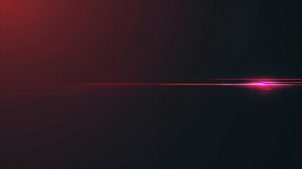 Abstract Dark Background with Red and Pink Glowing Lines