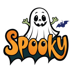  happy halloween spooky vibe t shirt design vector