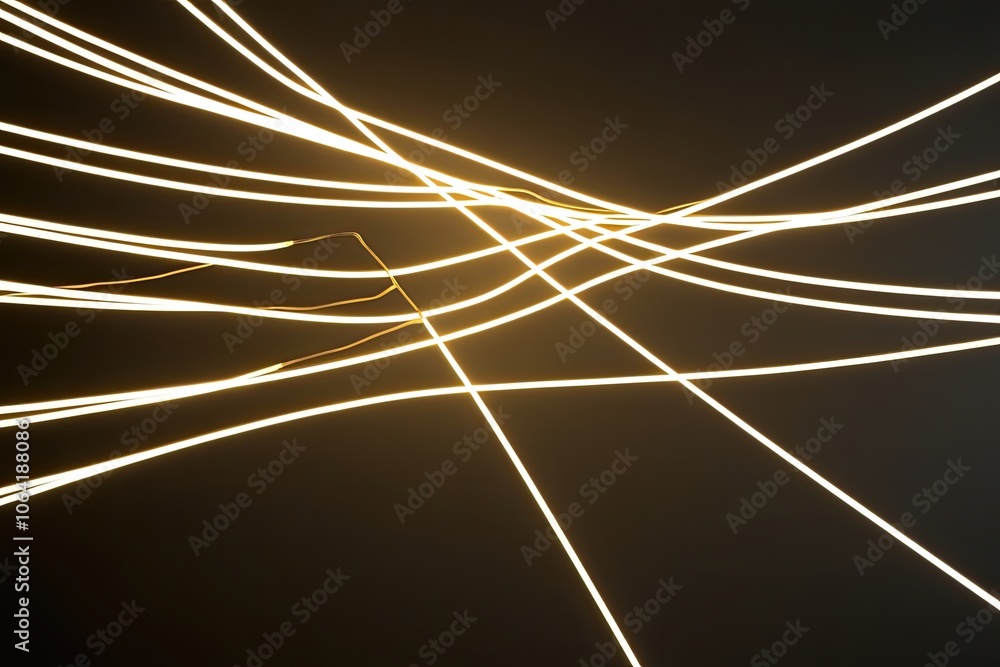 Poster festive light streams illustrating a compelling motion effect. artwork showcasing lightning-fast lum