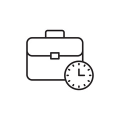 Work experience icon Simple thin outline