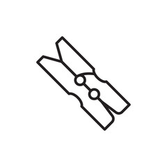 Peg icon Simple thin outline