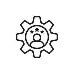 Skills icon Simple thin outline