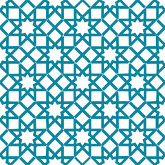 Fototapeta premium islamic pattern background on white background