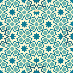 Fototapeta premium islamic pattern background on white background