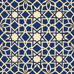 islamic pattern background on white background