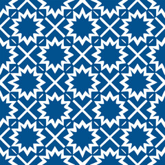 islamic pattern background on white background