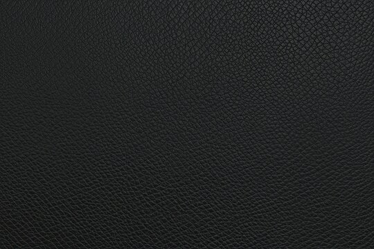 Chic Dark Black Faux Leather Texture Pattern Overlay for Premium Design