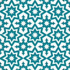 islamic pattern background on white background