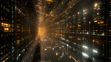 Dynamic Data Hub: A 3D Visualization of a Modern Data Center