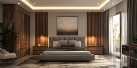 Modern Luxury Bedroom Interior