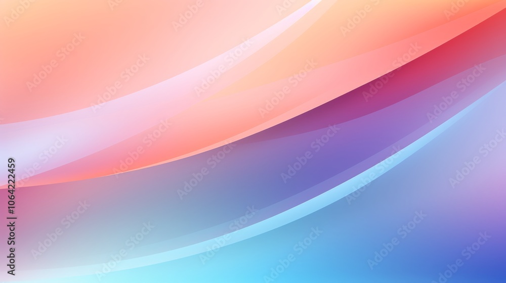 Poster abstract gradient background with diagonal lines and pastel colors