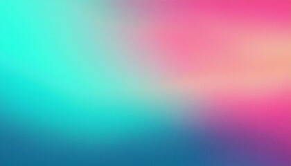 Obraz premium Vibrant Aqua to Pink Gradient