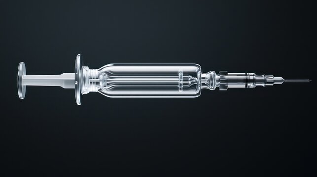Close-up of Injection Syringe Exposing Health Risks of Drug Abuse - High Resolution Image for Addiction Awareness Campaign
