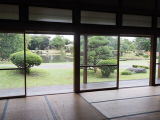 津山の衆楽園風景