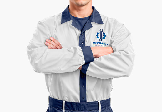 Uniform Mechanic Mockup