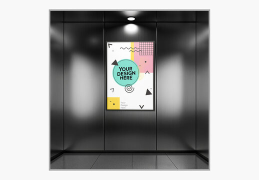 Elevator Display Screen Mockup