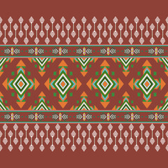 pattern Aztec geometric art ornament print, Design for carpet , cover, wallpaper, wrapping, fabric, clothing,  Abstract Ethnicart, Seamless pattern in tribal, folk embroidery, and Mexican style