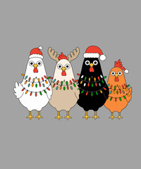 Chikens Chrismtas