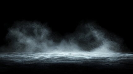 Fototapeta premium Mystical Dark Gradient Backdrop with Moody Atmospheric Lighting and Smoke Effects