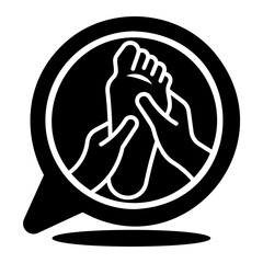 massage Solid icon