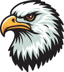 Eagle head logo design art