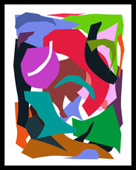 Drawing abstract. Colours backgrounds. Art illustration Pattern