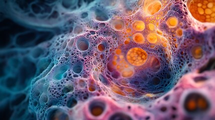 Explore the intricacies of abstract bubble patterns in art