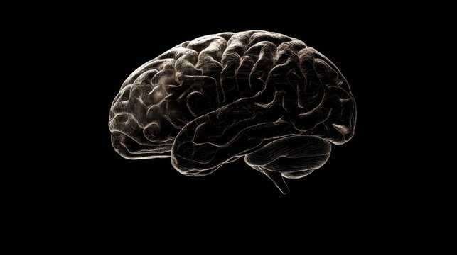 Close-up of human brain withintricate neural pathways,symbolizing cognitive biases andcomplex thought processes, idealfor educational or scientificpresentations.