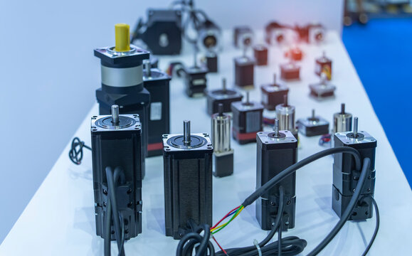 collection of Stepper motors for precise movement