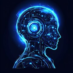 Obraz premium Inspiring ai logo with engaging graphic design