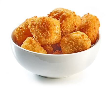 fried fish fillet nuggets