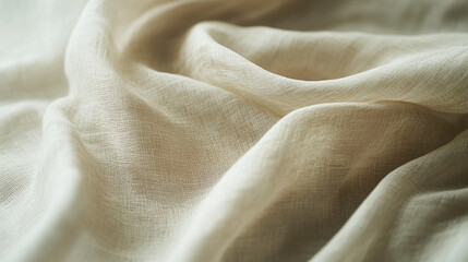 Beige linen fabric texture natural and refined