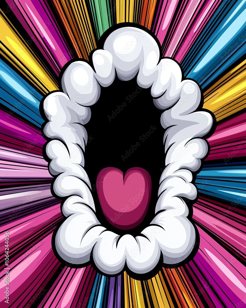 Poster explore the vibrant world of colorful abstract art through dynamic shapes and patterns