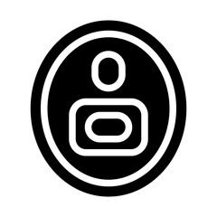 Canned Food Solid Icon