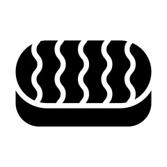 Chicken Breast Solid Icon