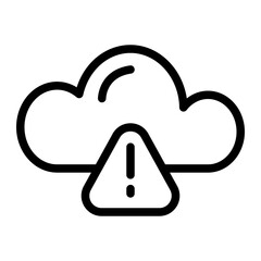 Cloud Hack Line Icon © spacepixel