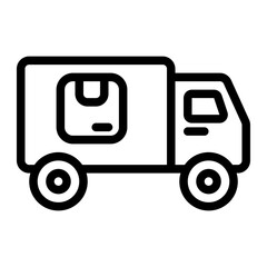 Delivery Line Icon