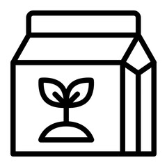 Fertilizer Line Icon