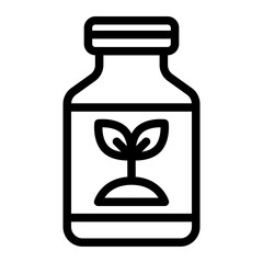 Fertilizer Line Icon