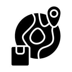 Global Logistic Solid Icon