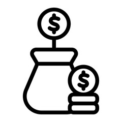 Investment Line Icon